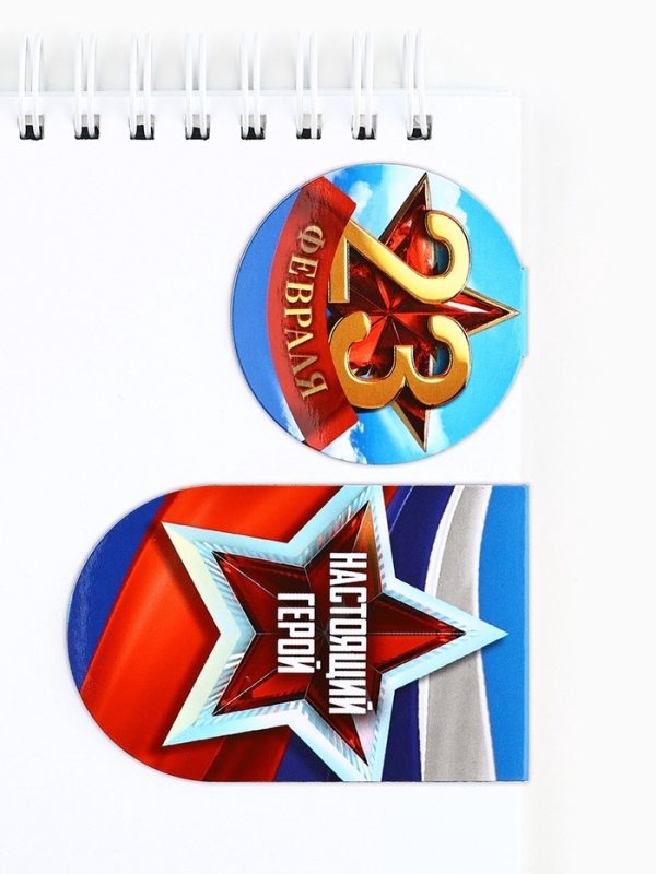 Магнитные закладки для книг, 2 шт. «23 февраля» Магнитные закладки для книг, 2 шт. «23 февраля»