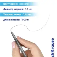 Набор шариковых ручек ErichKrause. Stick Original, 4 цвета, узел 0.7 мм, супермягкое письмо