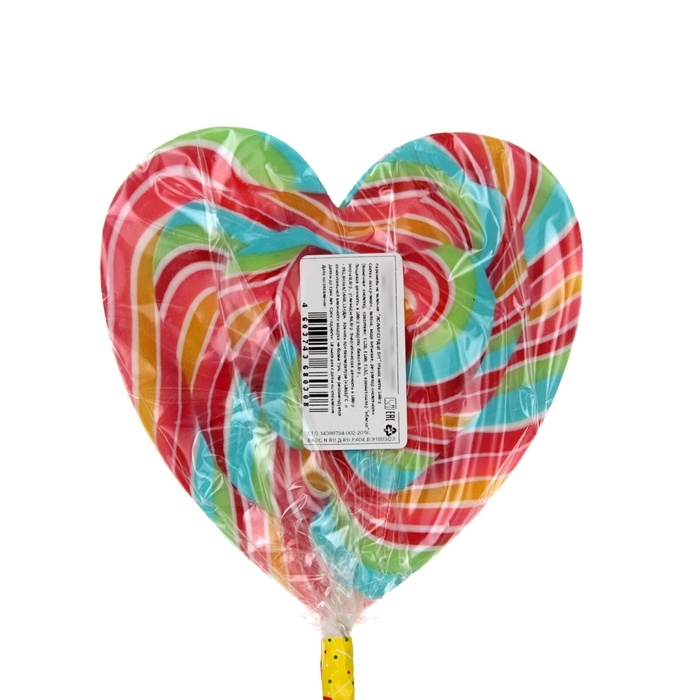 Карамель на палочке «Лолли Сердце Биг», микс 140 г Карамель на палочке «Лолли Сердце Биг», микс 140 г