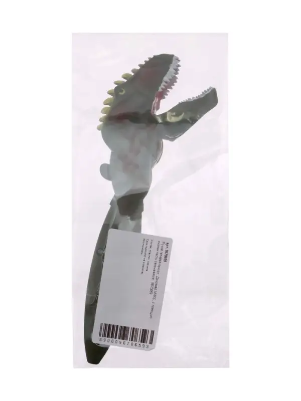 Ручка гелевая-прикол, Динозавр МИКС, с помощью кнопки пасть закрывается