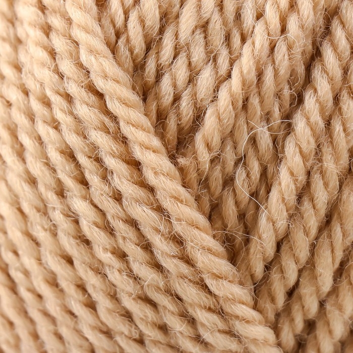 Пряжа Пряжа "Зимний вариант" 95% имп.шерсть, 5% акрил объёмный 100м/100гр (270-Мокрый песок)