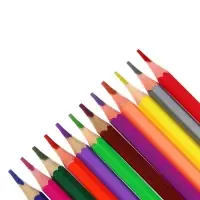 Карандаши цветные акварельные 12 цветов, корпус деревянный, шестигранные, в металлической коробке