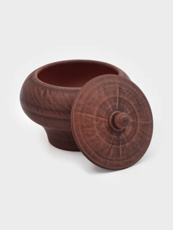 Горшок для жаркого &laquo;Классика&raquo;, 600 мл, 13&times;14 см, красная глина