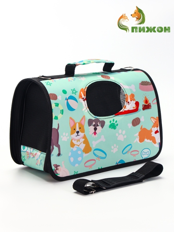Сумка - переноска для животных Сумка - переноска для животных"Верный друг", каркасная, размер S, 37,5 х 17 х 22 см