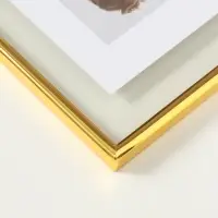 Фоторамка металл на 1 фото 13х18 см "Лофт" золото гальваника 1,2х14х18,8 см Фоторамка металл на 1 фото 13х18 см "Лофт" золото гальваника 1,2х14х18,8 см
