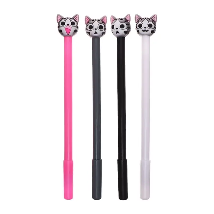 Ручка-прикол Calligrata &laquo;Котенок&raquo;, синий стержень, гелевая, МИКС