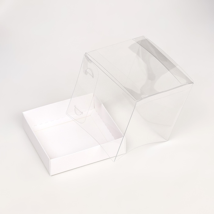 Упаковка для кондитерских изделий, белый, 10 х 10 х 10 см Упаковка для кондитерских изделий, белый, 10 х 10 х 10 см