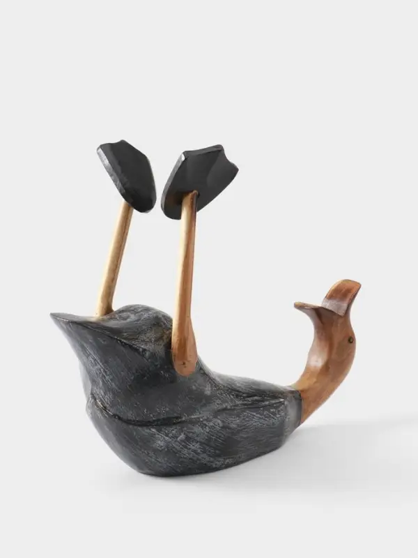 Подставка под бутылку &laquo;Уточка&raquo;, 33&times;14&times;30 см, дерево