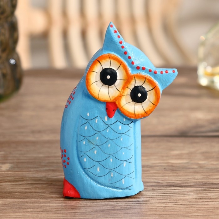 Сувенир дерево Сувенир дерево "Совушки" (набор 3 шт: 10, 9 и 7 см)