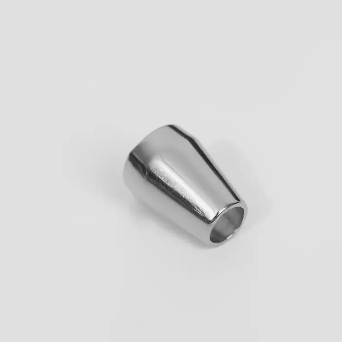 Наконечник для шнура, d=5 мм, 14×9 мм, 4 шт., цвет серебряный Наконечник для шнура, d=5 мм, 14×9 мм, 4 шт., цвет серебряный