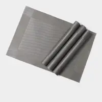 Салфетки сервировочные на стол Доляна &laquo;Шахматы&raquo;, 45&times;30 см, 4 шт., серые