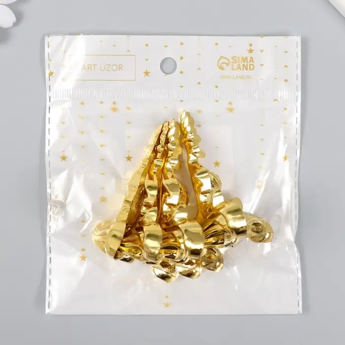 Уголок (ножка) для шкатулки "Фигурная" 6,2х4 см С-023