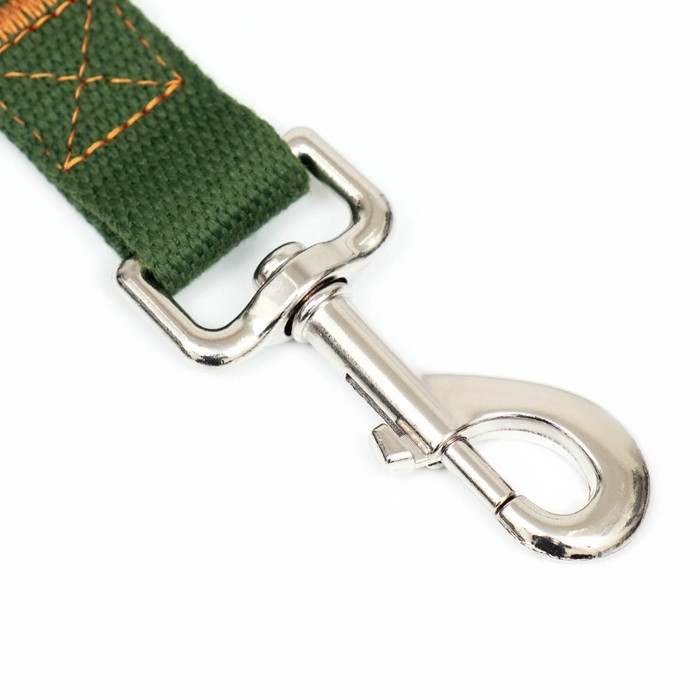 Поводок брезентовый, 2 м х 2,5 см, хаки Поводок брезентовый, 2 м х 2,5 см, хаки