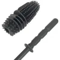 Ёршик для бутылочек и сосок Крошка Я, силиконовый, серый, 26 см