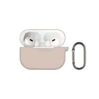 Чехол для AirPods Pro 3 с карабином №2 Pink Sand