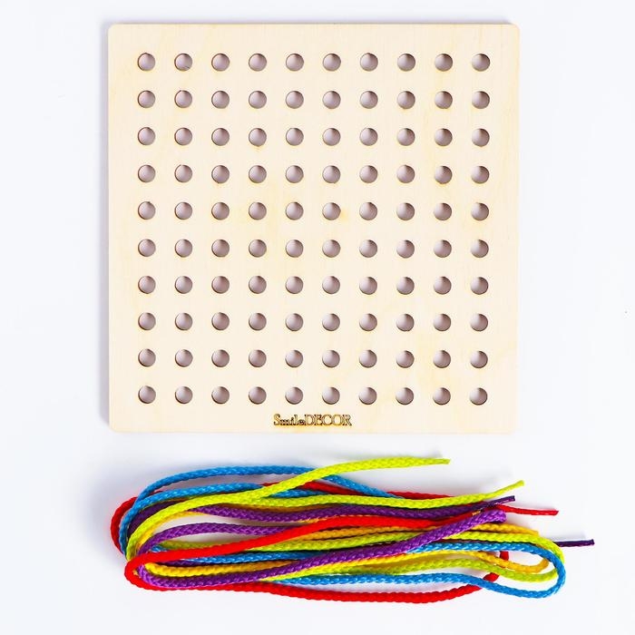 Шнуровка Монтессори «Квадрат» Шнуровка Монтессори «Квадрат»