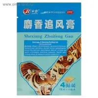 Пластырь TaiYan JS Shexiang Zhuifenggao, обезболивающий, 4 шт.