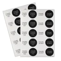 Наклейки для бизнеса &laquo;Спасибо&raquo;, 40 шт, 4 х 4 см