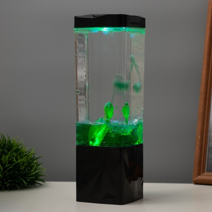 Лава лампа «Черепаха» LED 3хААА, USB зеленый 7х7х23см Лава лампа «Черепаха» LED 3хААА, USB зеленый 7х7х23см