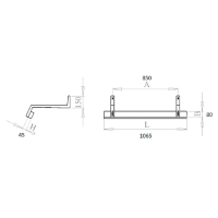 Светильник д/шк.дос Ксенон Master LED-03 36W 4000K IP20 0140036011-50