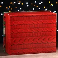 Складная коробка «С новым годом!», 31.2×25.6×16.1 см Складная коробка «С новым годом!», 31.2×25.6×16.1 см