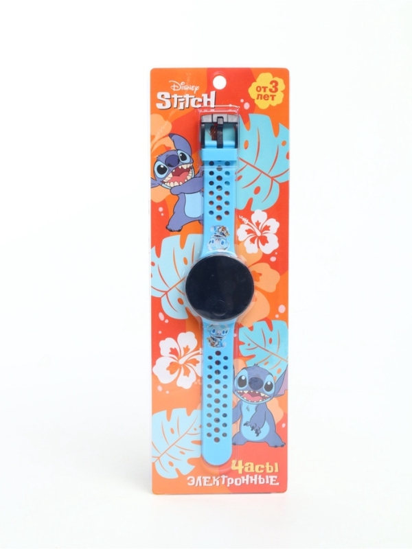Disney Stitch Часы электронные, SL-07275, на батарейках Disney Stitch Часы электронные, SL-07275, на батарейках