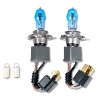 Газонаполненные лампы AVS ALFAS Maximum Intensity 4300К H4 24V 75/85W, комплект 2+2 (W5W) шт.