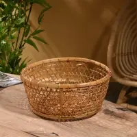 Корзина плетёная &laquo;Клоус&raquo;, 32&times;32&times;13 см, бамбук, светлая