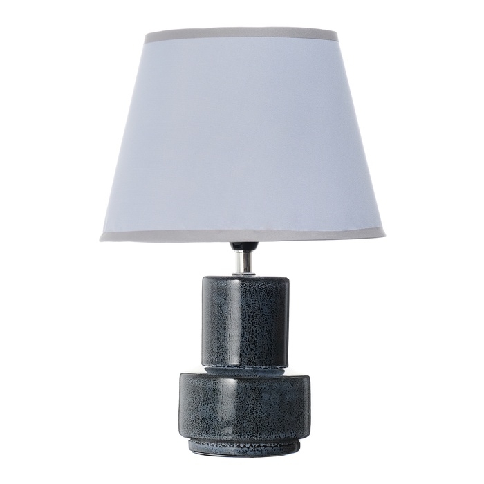 Лампа настольная Лампа настольная "Теория" 1х40Вт Е14 темно-синий 22,2х22,2х33см