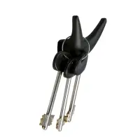 Крючок мебельный CAPPIO GOAT, двухрожковый, цвет черный