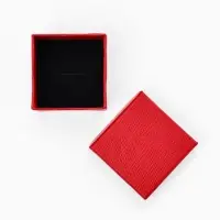 Коробочка подарочная под кольцо, серьги &laquo;Животный принт&raquo;, 5&times;5 см, (размер полезной части 4.5&times;4.5 см), вставка чёрная, МИКС