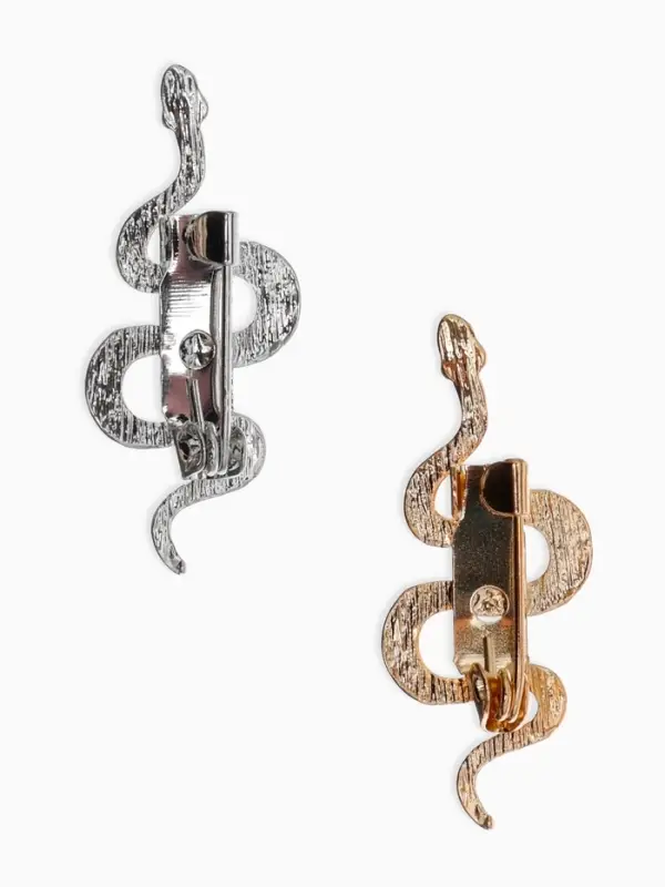 Брошь &laquo;Змея&raquo;, извилистая, МИКС