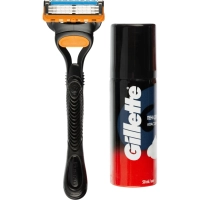 Подарочный набор GILLETTE FUS Бритв 1 смен кас+Пена д/бритья Классич 50мл