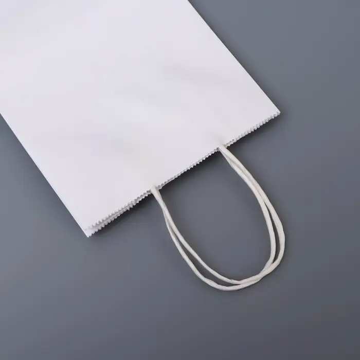 Пакет белый без печати, круглая ручка, 15×21×8 см, 120 г Пакет белый без печати, круглая ручка, 15×21×8 см, 120 г