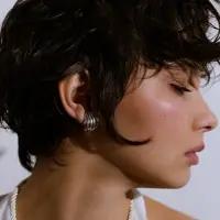 Серьги клипсы для ушей QF &laquo;Ракушка&raquo;, цвет чернёное серебро