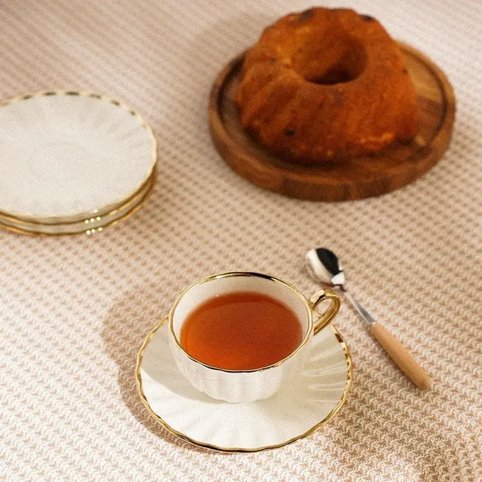 Чайная пара фарфоровая SL Home &laquo;Гарда&raquo;, 2 предмета: чашка 200 мл, блюдце d=15 см, белая