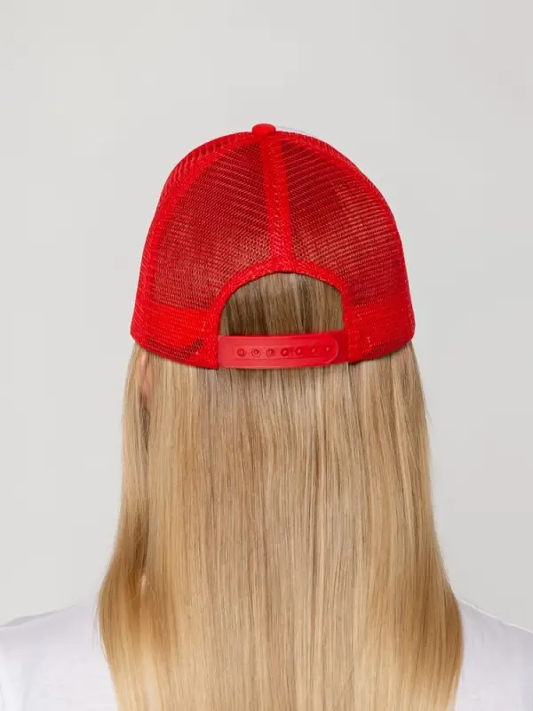 Бейсболка Sunbreaker, красная с белым Бейсболка Sunbreaker, красная с белым