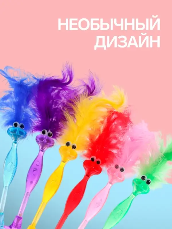 Ручка-прикол Calligrata &laquo;Утёнок с хохолком&raquo;, синий стержень, шариковая, МИКС