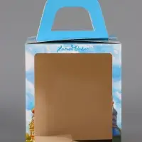 Коробка подарочная пасхальная с окном &laquo;Русский Храм&raquo;, 15&times;15&times;18 см