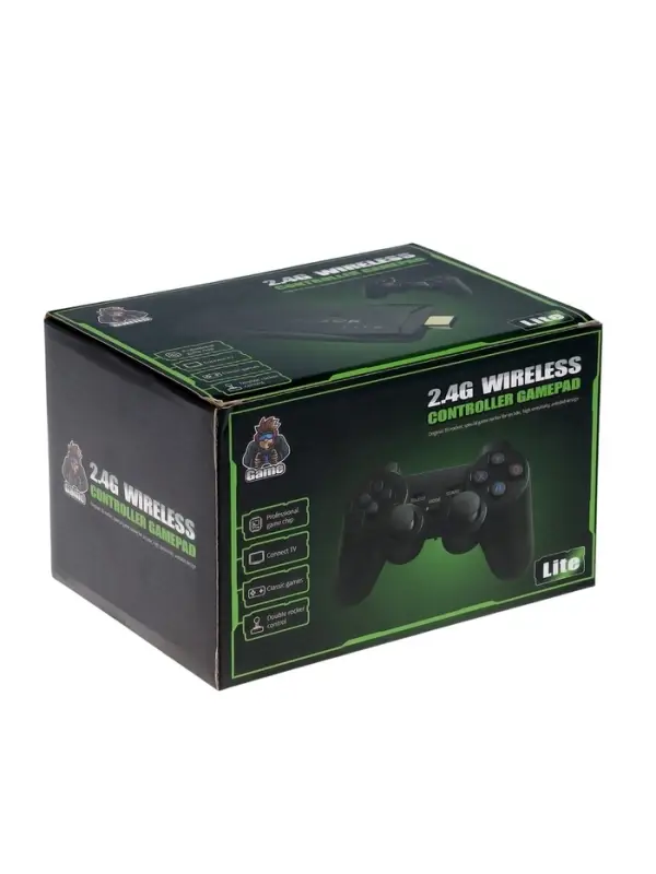 Игровая приставка Game-5, 8/16/32 бита, 4K, 64 ГБ, HDMI, microSD, 2 джойстика, черная