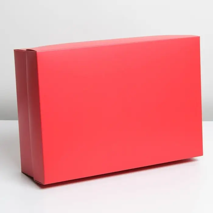 Коробка подарочная складная, упаковка, «Красная», 30 х 20 х 9 см Коробка подарочная складная, упаковка, «Красная», 30 х 20 х 9 см