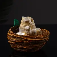 Фигурка полистоун &laquo;Совушки в гнезде&raquo;, 7.5&times;10&times;9.2 см