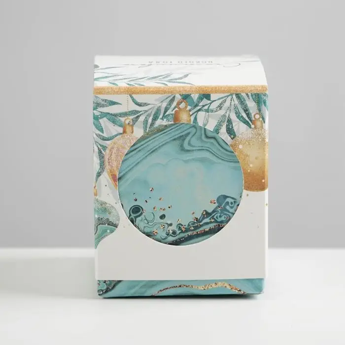 Бонбоньерка новогодняя «Новогодние шары», 6 х 7 х 6 см, Новый год