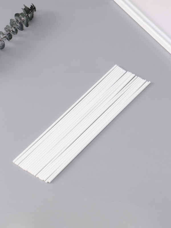 Палочка фибровая для аромадиффузора "Белая" набор 20 шт 0,3х0,3х25 см