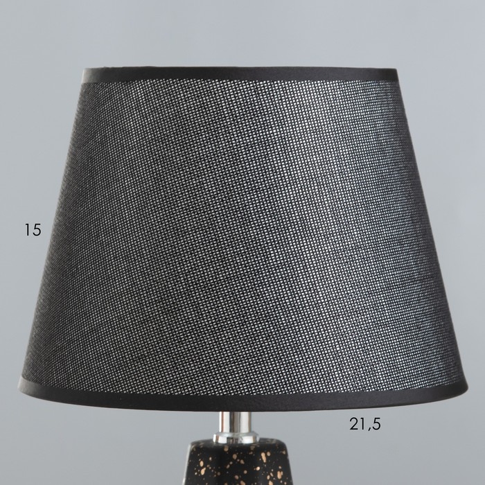 Настольная лампа Настольная лампа "Айседора" E14 40Вт черный-золото 23х23х40 см RISALUX