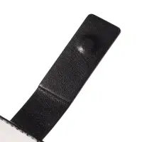 Ежедневник недатированный формат А5, с хлястиком, 112л, линия, держатель, пвх, Черный Ежедневник недатированный формат А5, с хлястиком, 112л, линия, держатель, пвх, Черный