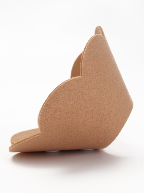 Ветеринарный воротник из фетра  Ветеринарный воротник из фетра "Ромашка", размер L, коричневый