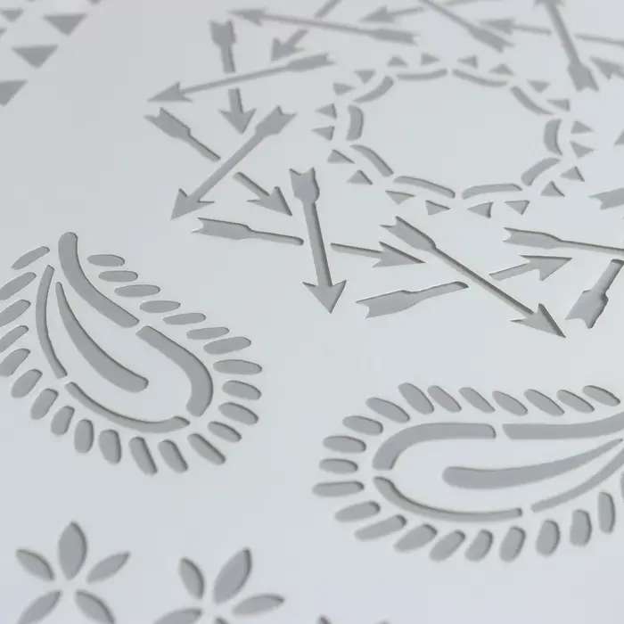 Трафарет пластик  Трафарет пластик "Узоры и орнаменты" 29,7х21 см