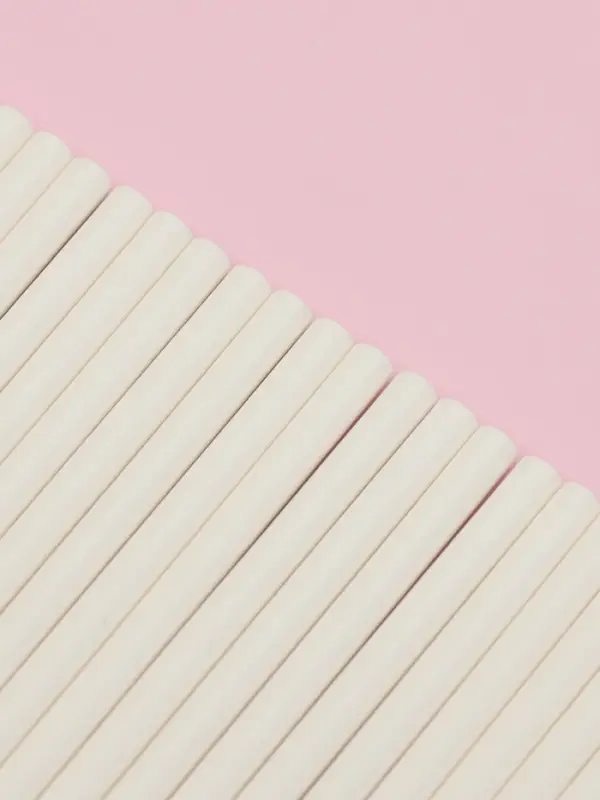 Палочки для леденцов Доляна, d=0.3 см, 10 см, набор 80 шт., пластик, белые