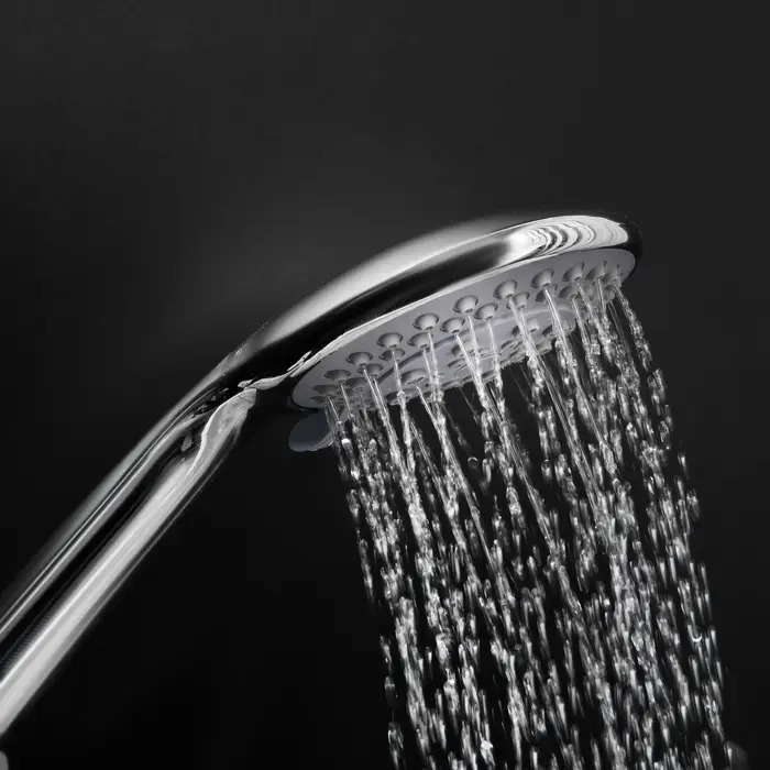 Лейка для душа ZEIN Z0502, 5 режимов, средняя, d=95 мм, пластик, цвет хром